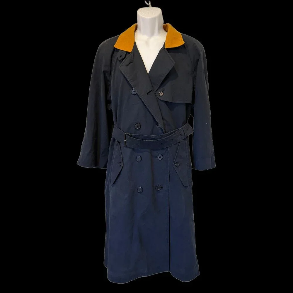 Burberry Classic Blue Camelhair Trenchcoat - Picture 4 of 6